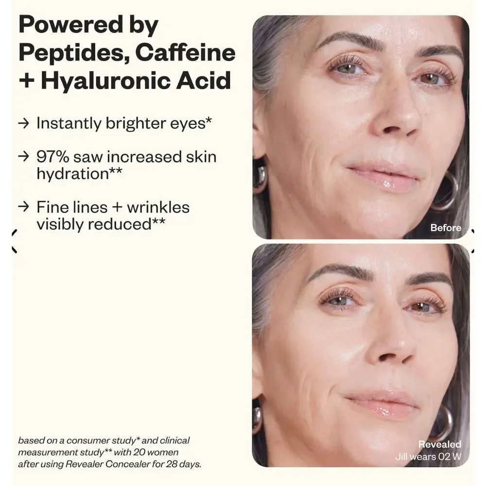 NIB Kosas Super Creamy+Brightening Concealer w/ Caffeine and Hyaluronic Acid